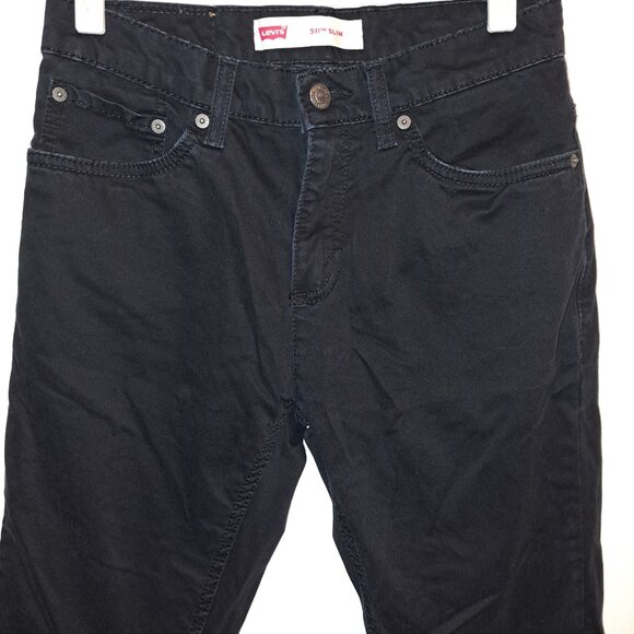 Levi's 511 Black Slim Fit Jeans 29x29,18Reg - Picture 7 of 12